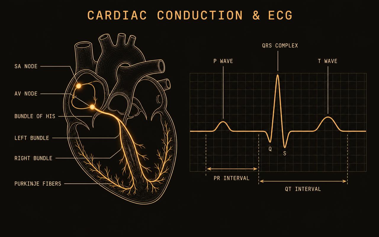 Cardiac Conduction & the ECG Waveform